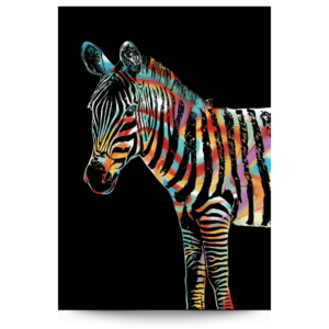 Zebra karckép